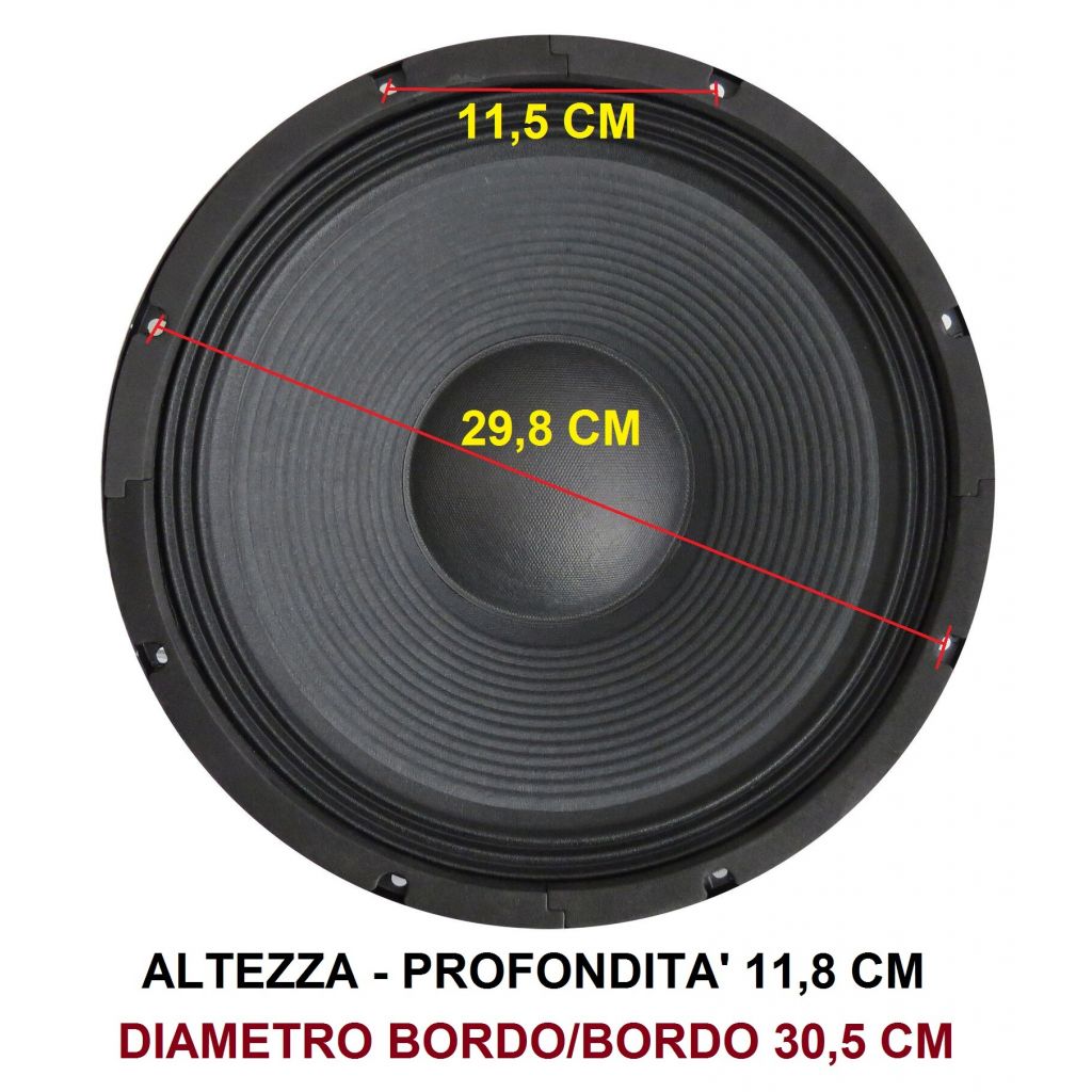 Woofer Goldwood GW-210/8 Da 10 Pollici - 220W, 8 Ohm Per Audio Professionale - Foto 10