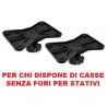 2 SUPPORTI UNIVERSALI PVC PLASTICA FLANGIA STATIVI ADATTATORE TREPPIEDI CASSE - 2