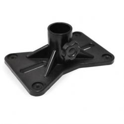 2 SUPPORTI UNIVERSALI PVC PLASTICA FLANGIA STATIVI ADATTATORE TREPPIEDI CASSE - 3