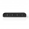 SELETTORE AUDIO SWITCH 4ch. COMMUTATORE FILODIFFUSIONE CASSE ACUSTICHE - 2