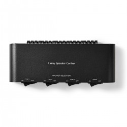 SELETTORE AUDIO SWITCH 4ch. COMMUTATORE FILODIFFUSIONE CASSE ACUSTICHE - 4
