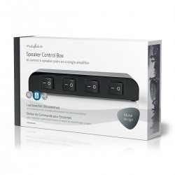 SELETTORE AUDIO SWITCH 4ch. COMMUTATORE FILODIFFUSIONE CASSE ACUSTICHE - 6