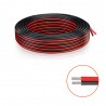 20 mt. CAVO CAVO PIATTINA ROSSO-NERO CASSE ACUSTICHE SEZIONE 2 X 0,50 DA SFILARE - 1