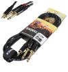 CAVO PROFESSIONALE 3 METRI COMPUTER MIXER JACK 3,5 + 2 SPINE JACK 6,3 art 177133 - 1