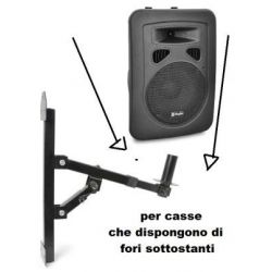 SUPPORTO STATIVO UNIVERSALE PARETE MURO ORIENTABILI PER CASSE ACUSTICHE portata 50kg - 6