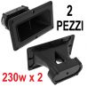 COPPIA TROMBA PIEZOELETTRICO ACUTI PIEZO ELETTRICI doppia mandata 16 x 9,5 cm