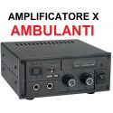 AMPLIFICATORE AMBULANTI CON SIRENA X AUTO FURGONE CAMION 12V