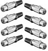 8 PZ. CONNETTORE CANNON XLR FEMMINA 3 POLI art. 8XLR3POLI - 1