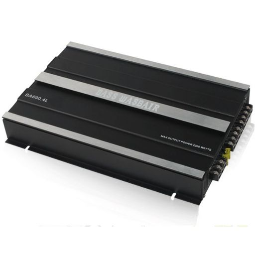 AMPLIFICATORE AUTO 4 CANALI 2200W PONTICELLABILE FINALE STEREO